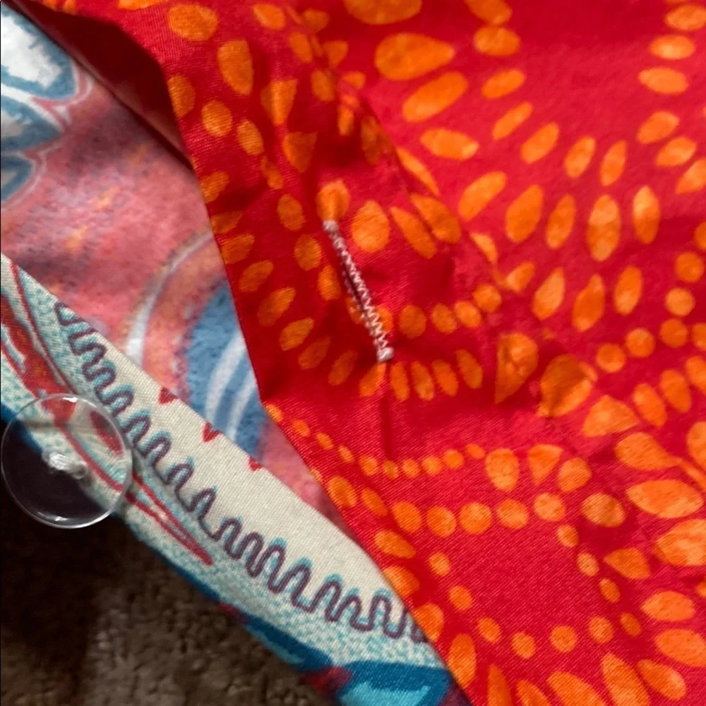 Paisley Duvet with Orange/Blue Intricate Design Sizee Full or Queen Prairie